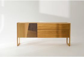 Komoda Enkel dębowa 180 cm na nóżkach MAVEN Furniture
