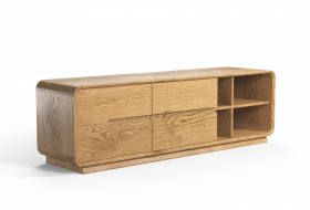 Szafka pod TV Modesta 180 cm dębowa