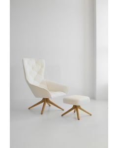 Fotel + Pufa Relax z ekspozycji